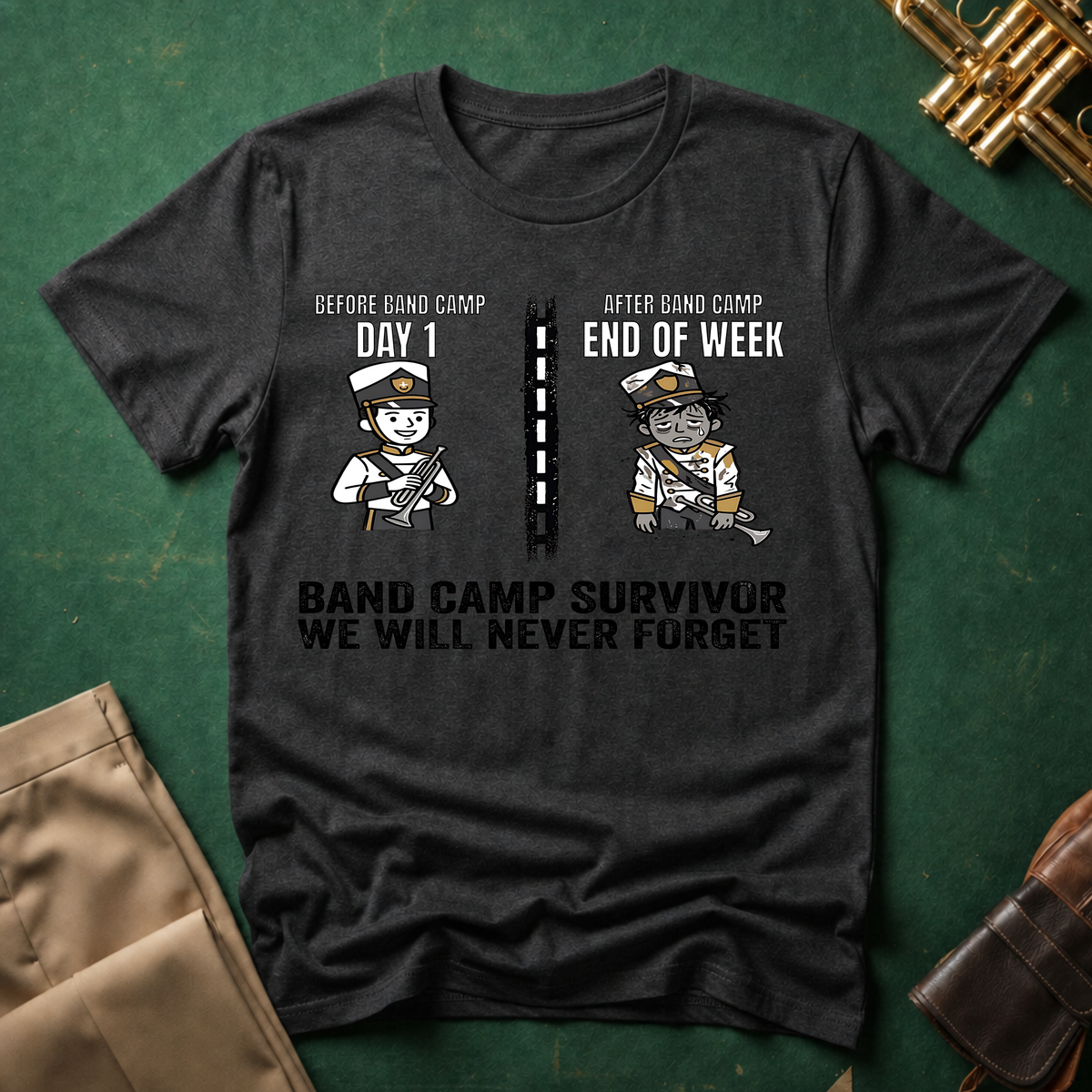Before and After Band Camp T-shirt