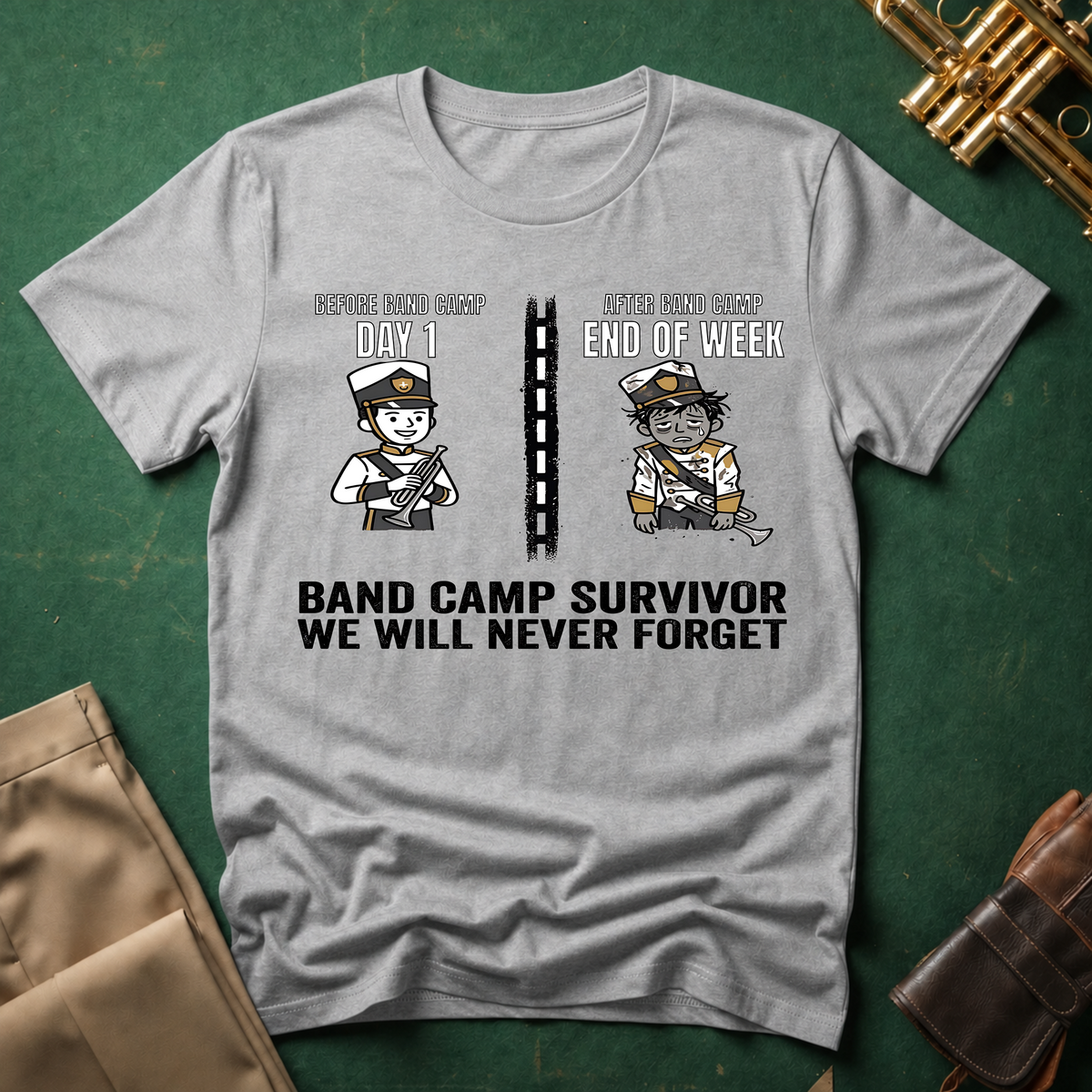 Before and After Band Camp T-shirt
