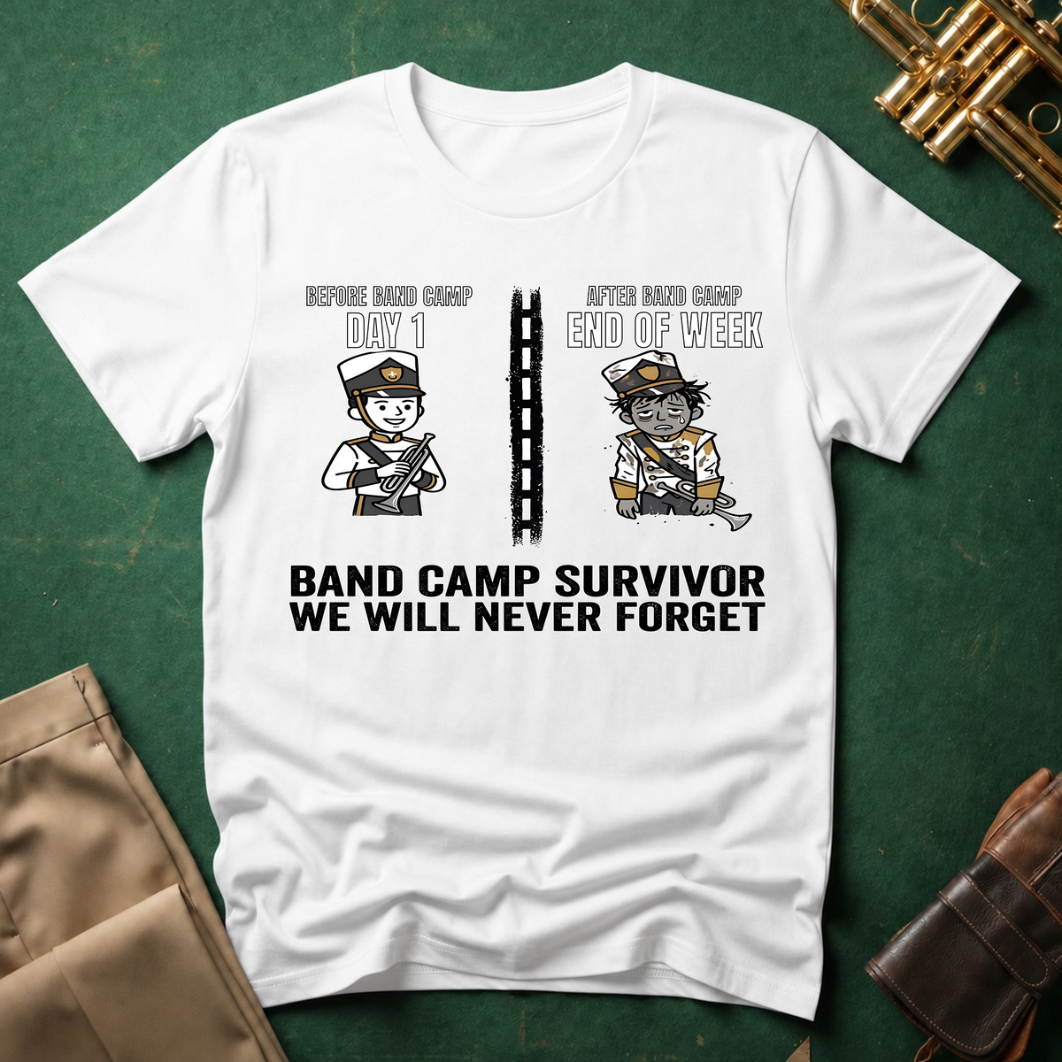 Before and After Band Camp T-shirt