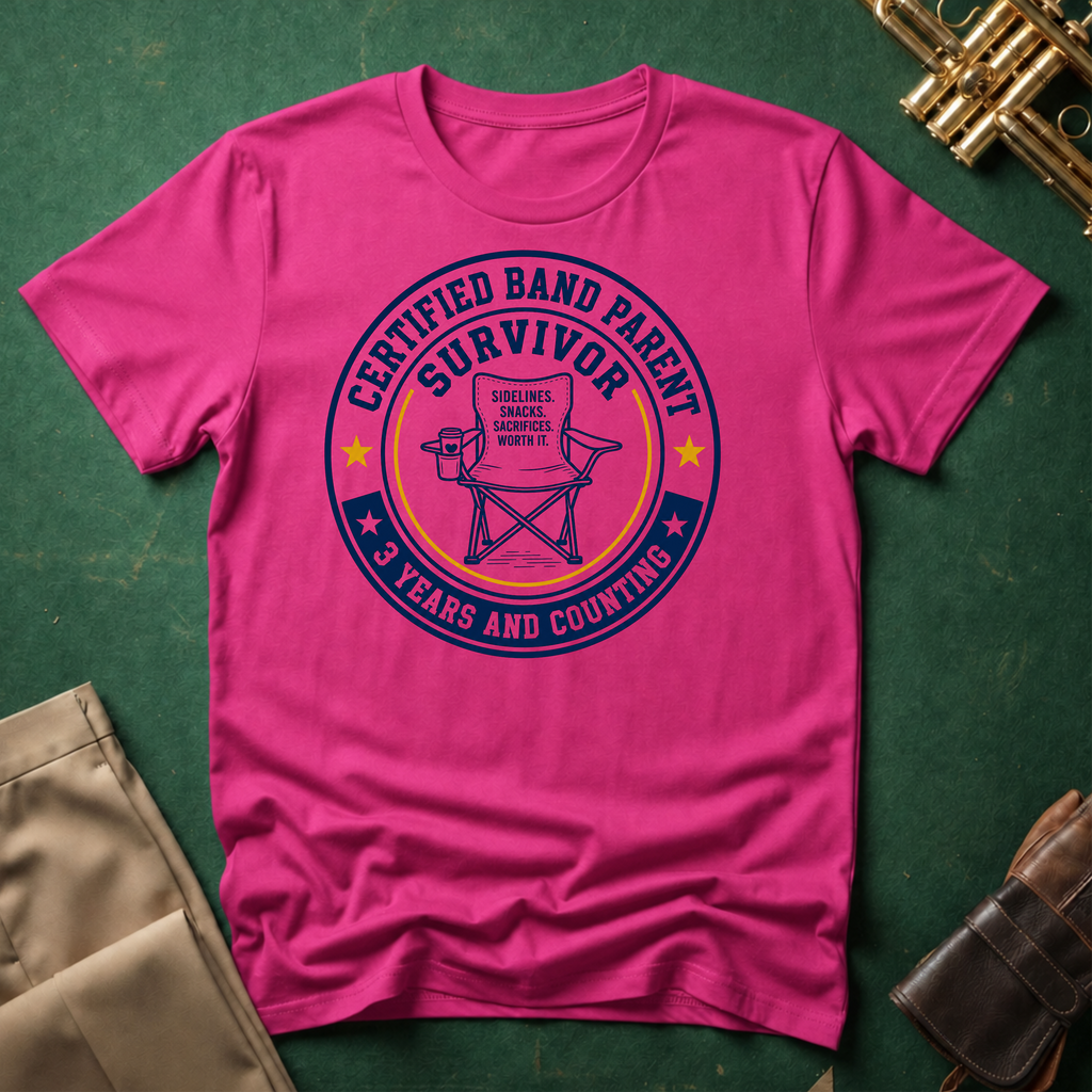 Certified Band Parent Survivor T-shirt