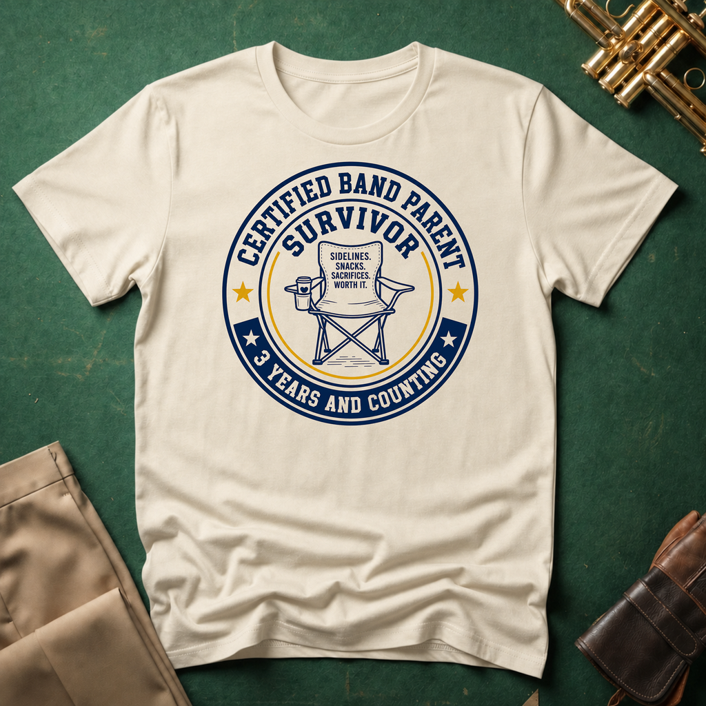 Certified Band Parent Survivor T-shirt