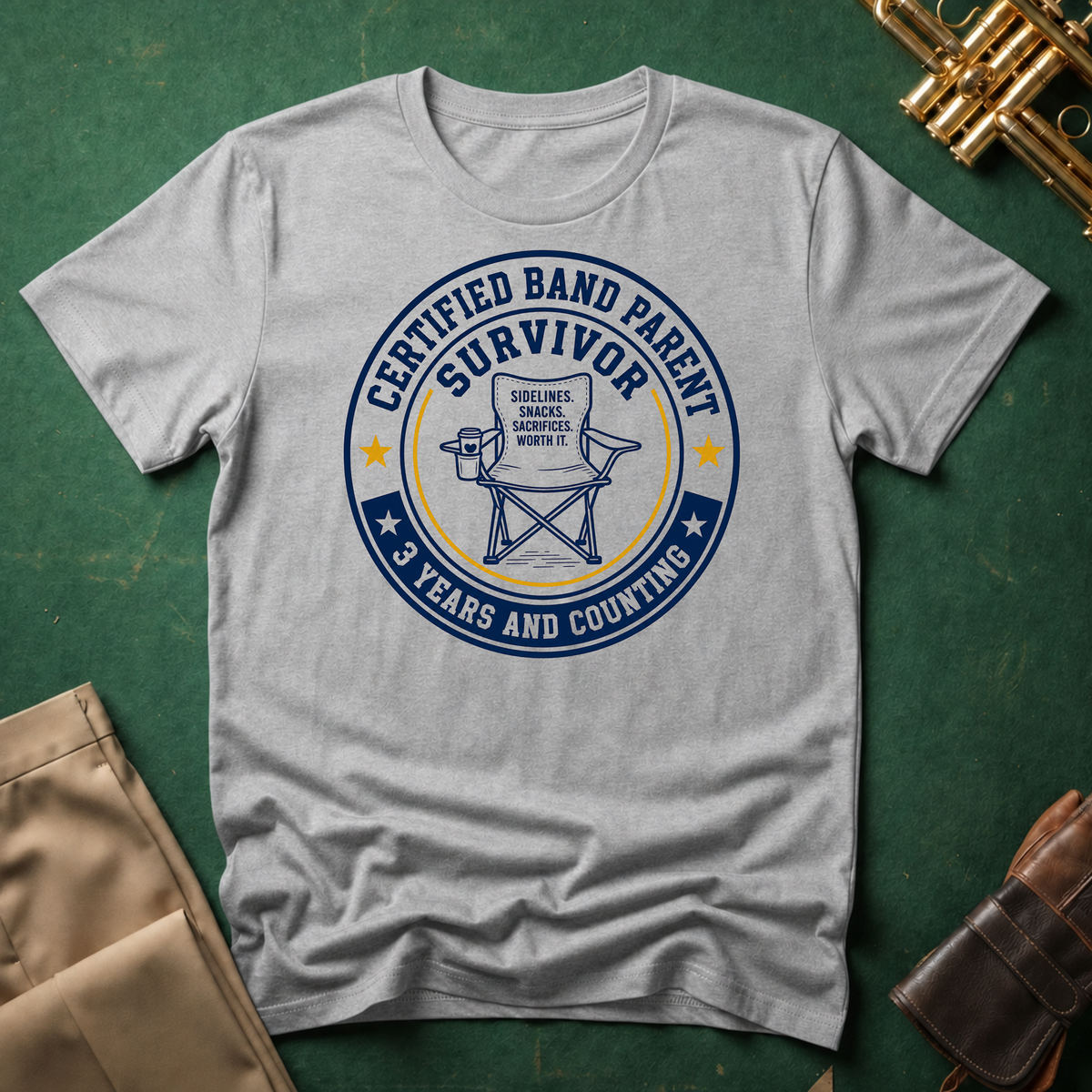 Certified Band Parent Survivor T-shirt