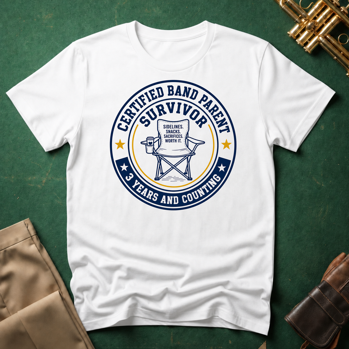Certified Band Parent Survivor T-shirt