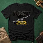 Clarinet Mom Front Row Volume T-Shirt