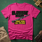 Clarinet Mom Front Row Volume T-Shirt