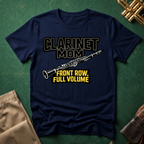 Clarinet Mom Front Row Volume T-Shirt