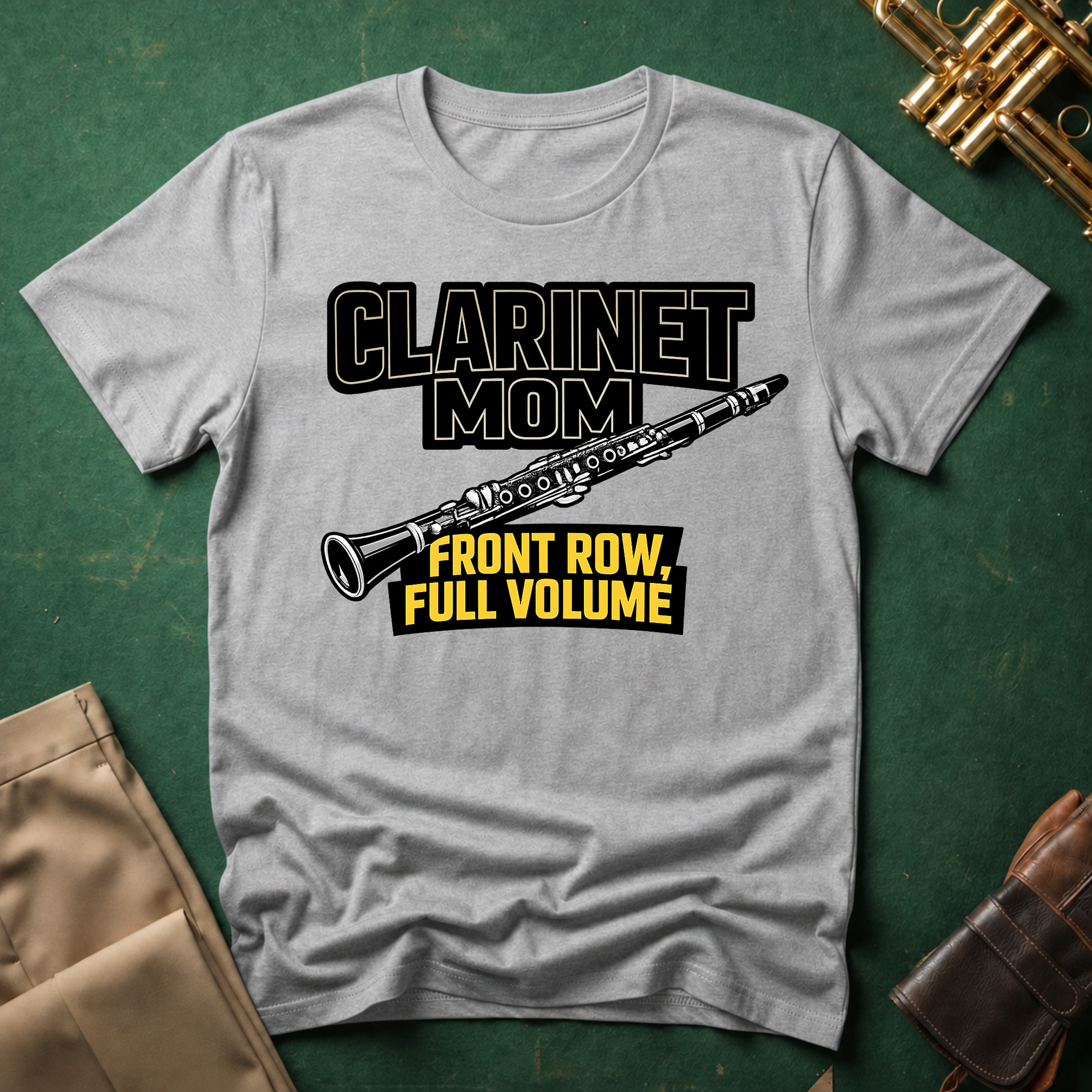 Clarinet Mom Front Row Volume T-Shirt