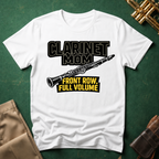 Clarinet Mom Front Row Volume T-Shirt