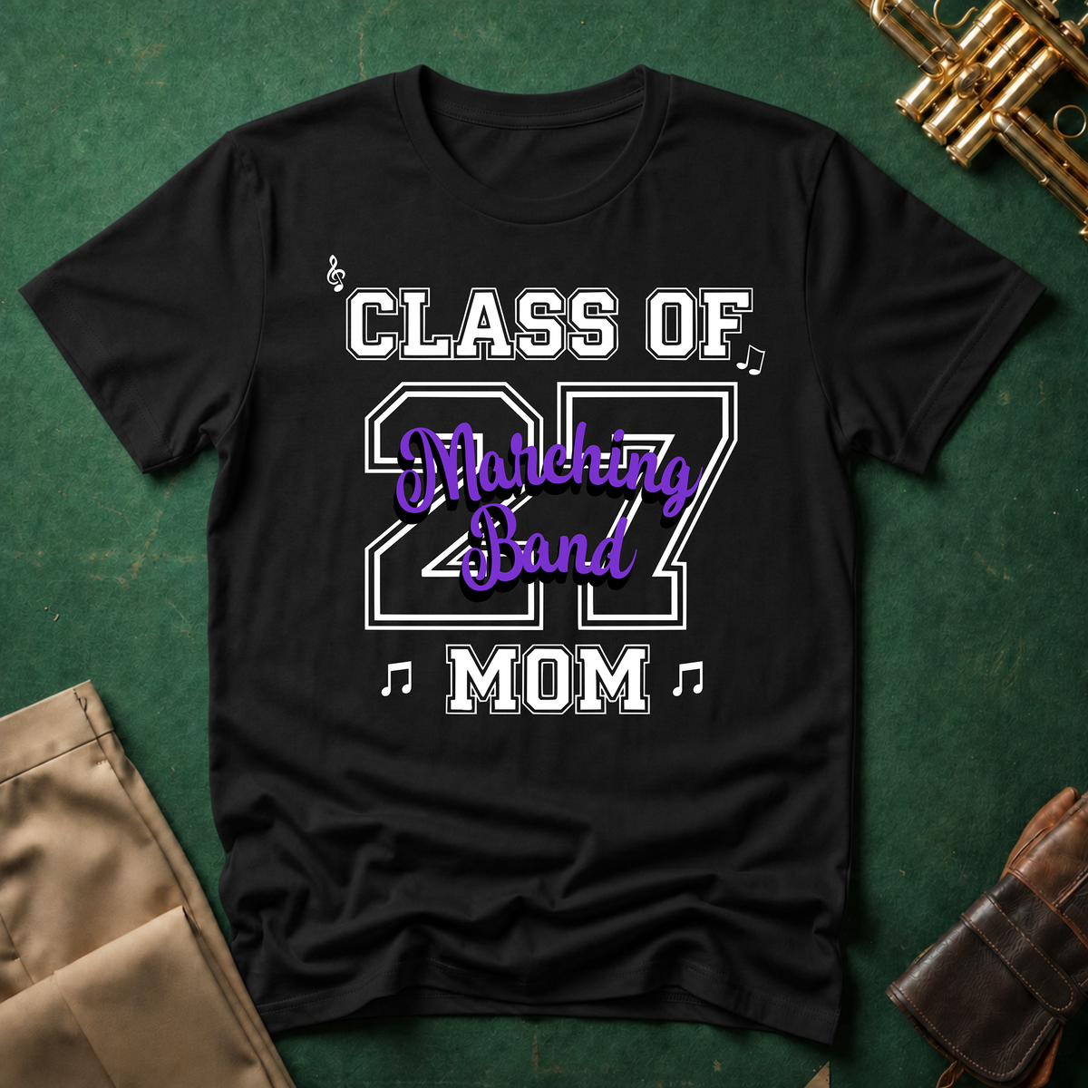 Class of 27 Marching Band Mom T-shirt