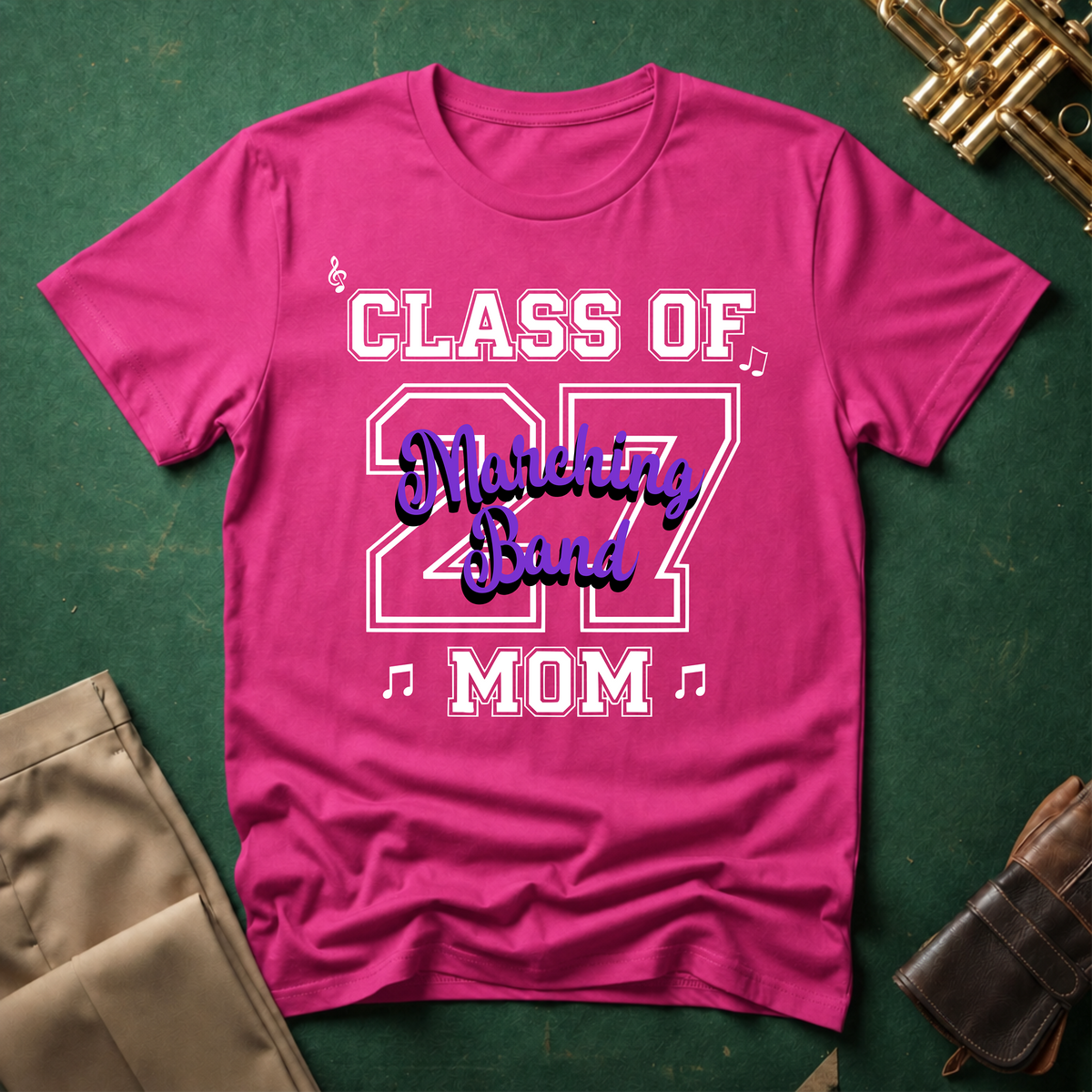 Class of 27 Marching Band Mom T-shirt