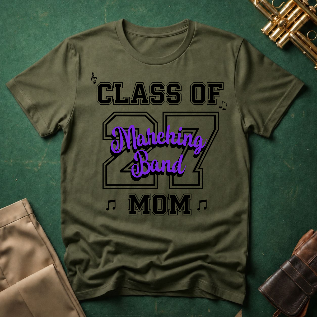 Class of 27 Marching Band Mom T-shirt