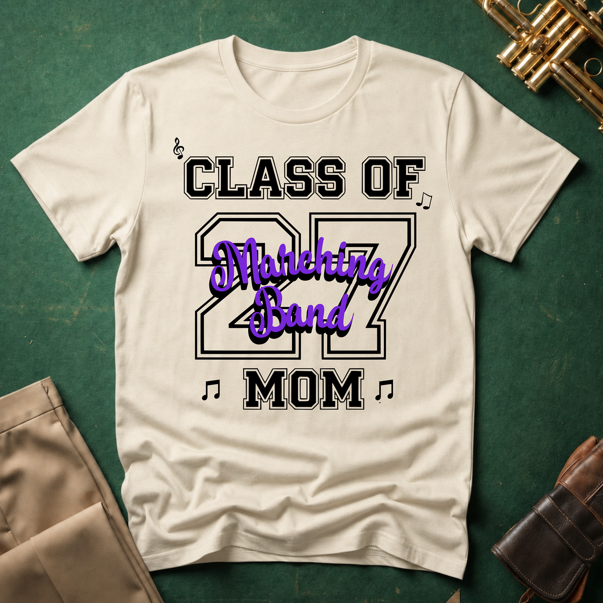Class of 27 Marching Band Mom T-shirt