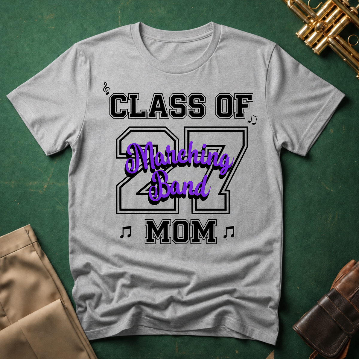 Class of 27 Marching Band Mom T-shirt