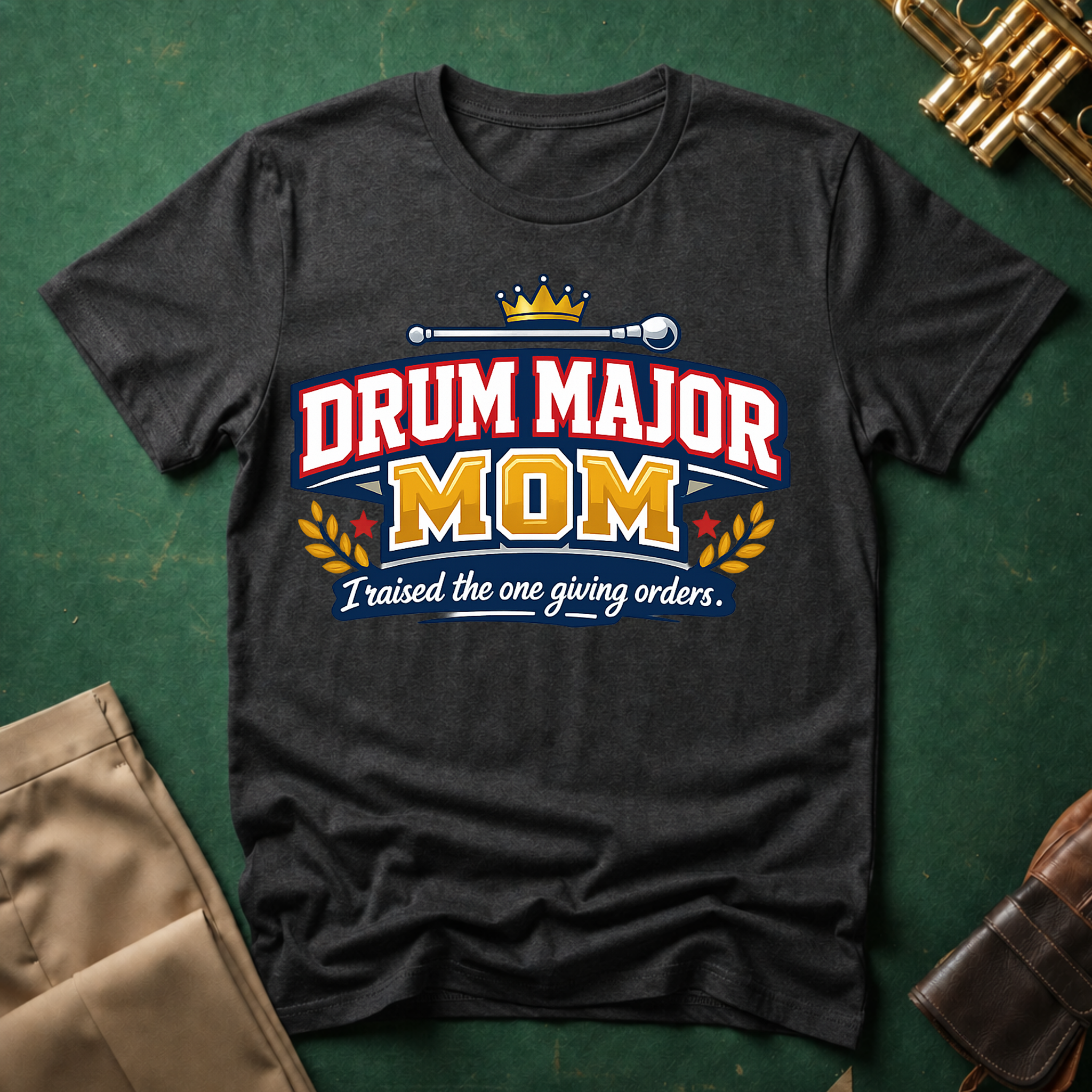 Drum Major Mom I raised the one giving orders
