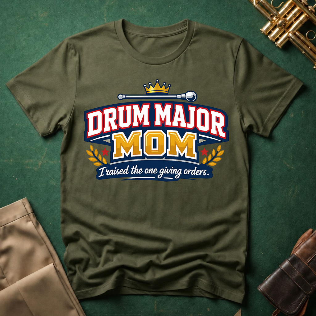 Drum Major Mom I raised the one giving orders