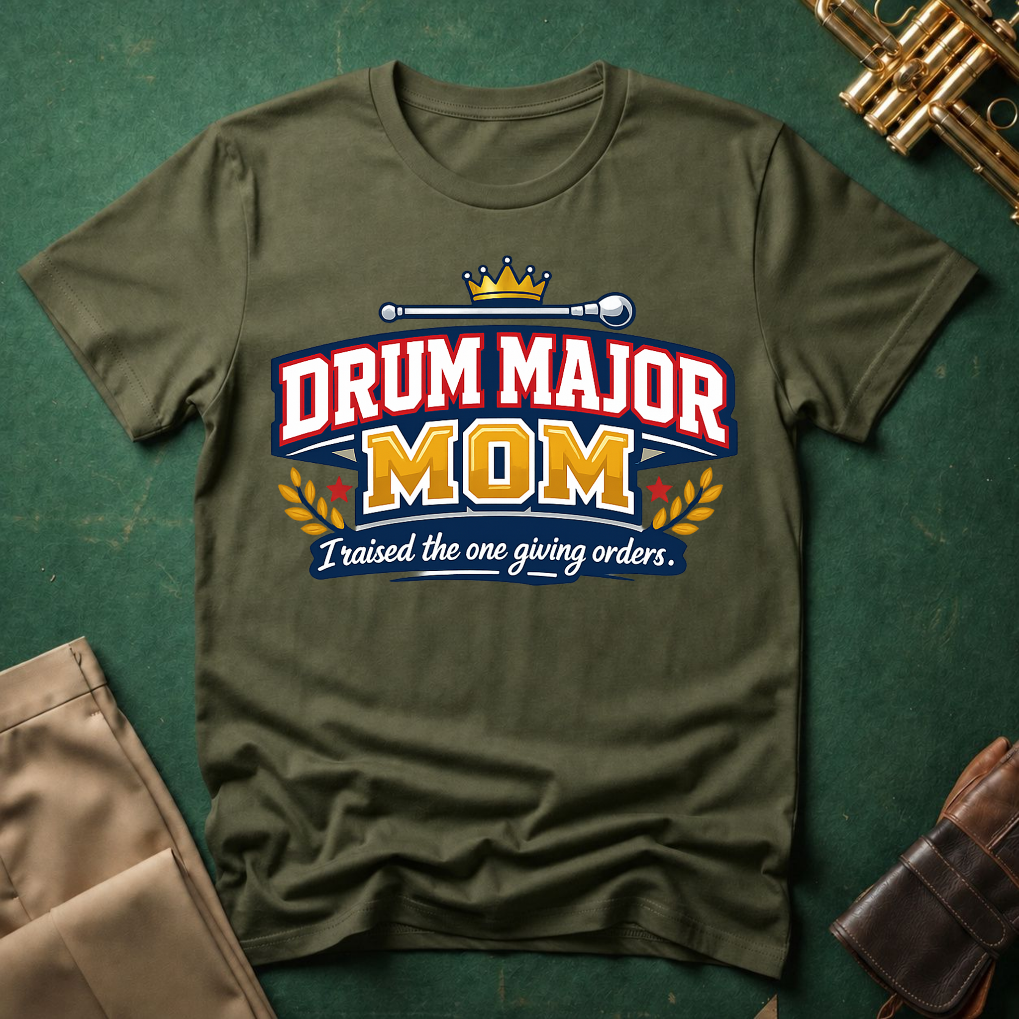 Drum Major Mom I raised the one giving orders