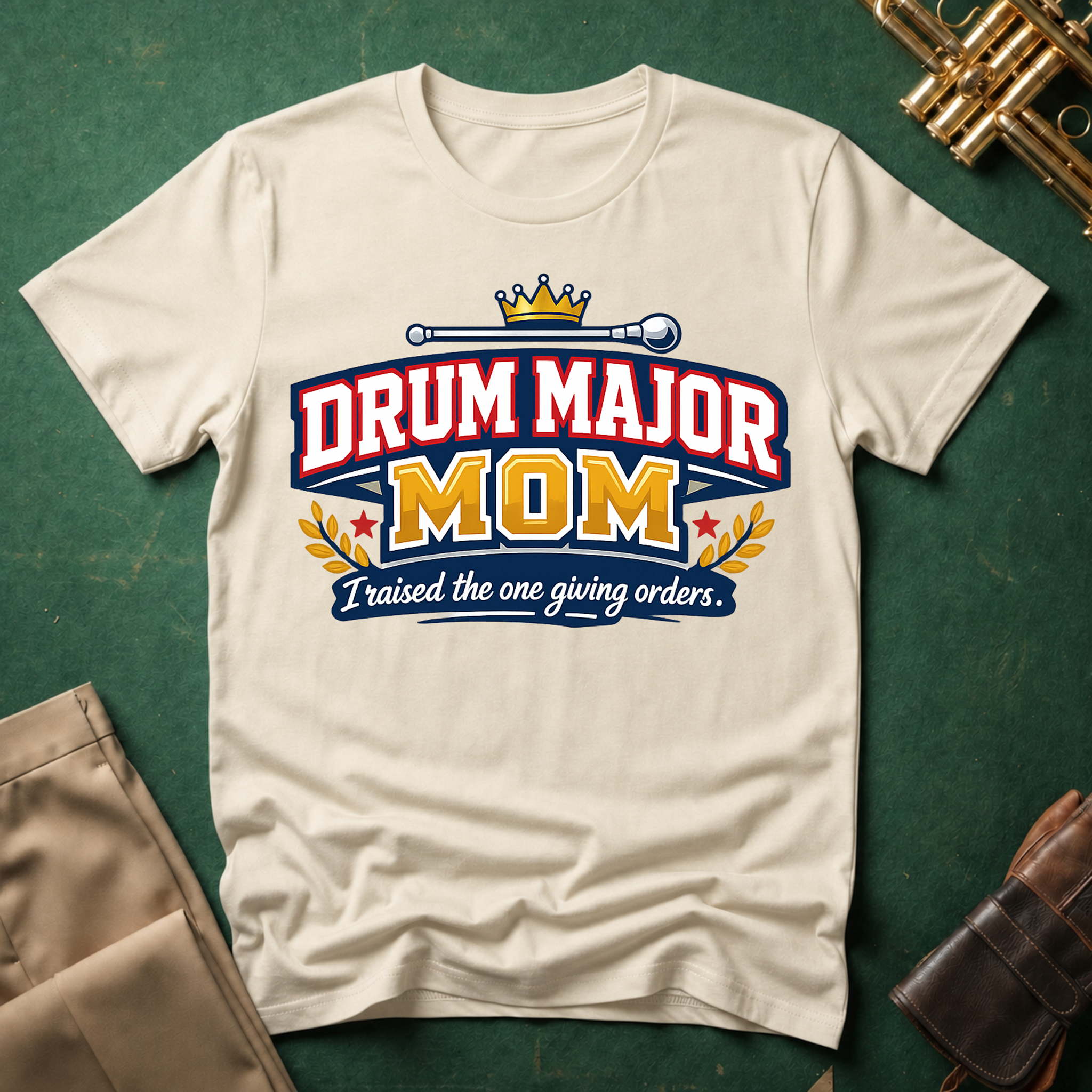 Drum Major Mom I raised the one giving orders