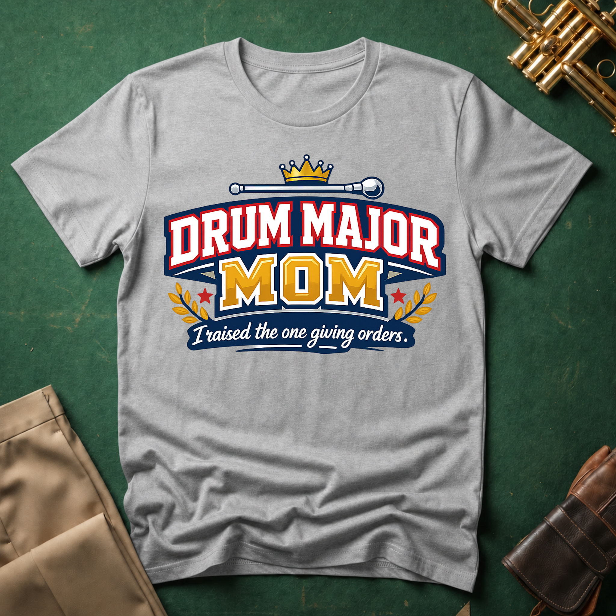 Drum Major Mom I raised the one giving orders