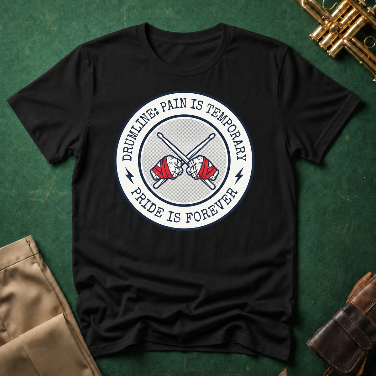 Drumline: Pain is Temporary Pride is Forever T-shirt