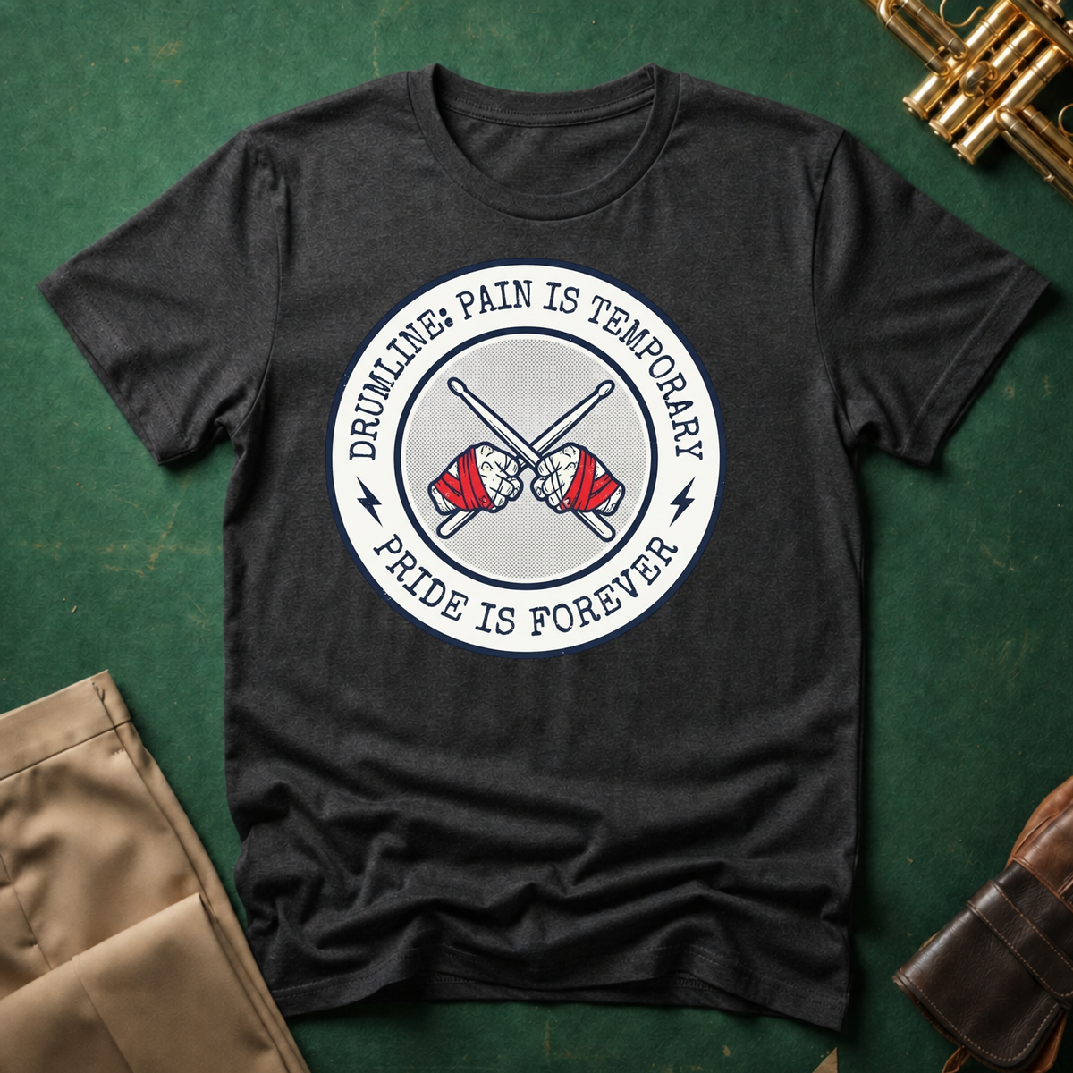 Drumline: Pain is Temporary Pride is Forever T-shirt