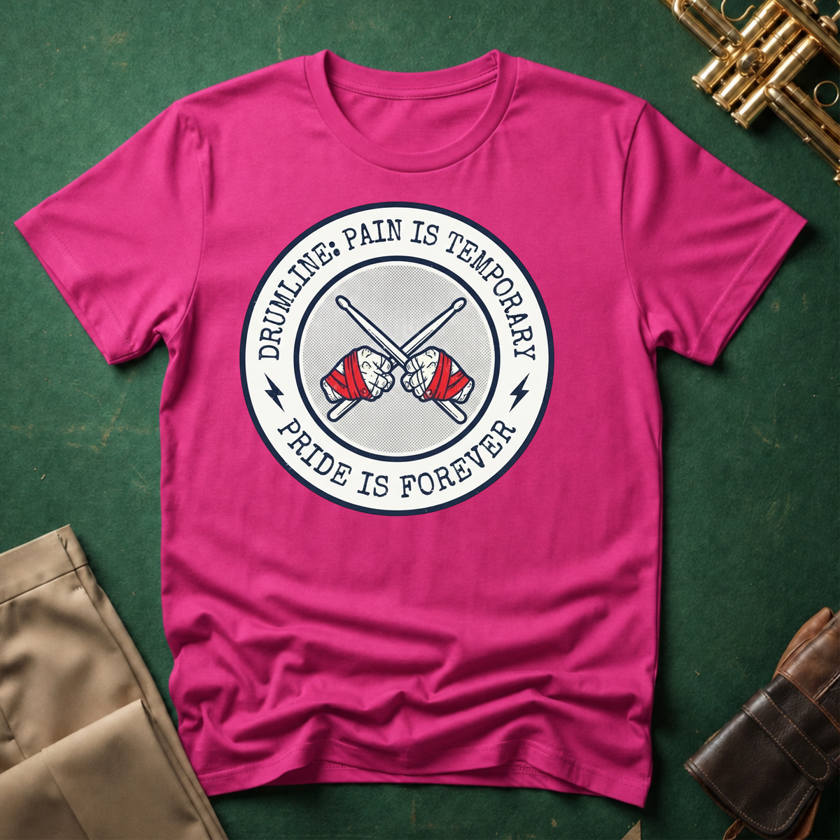 Drumline: Pain is Temporary Pride is Forever T-shirt