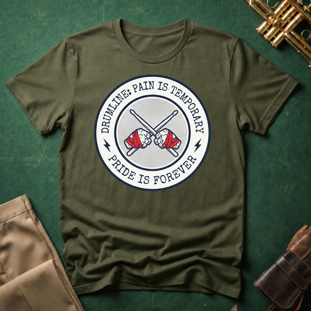 Drumline: Pain is Temporary Pride is Forever T-shirt