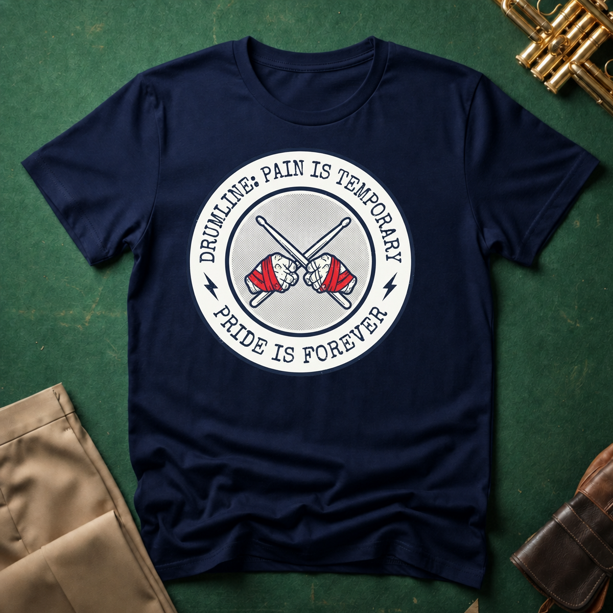 Drumline: Pain is Temporary Pride is Forever T-shirt