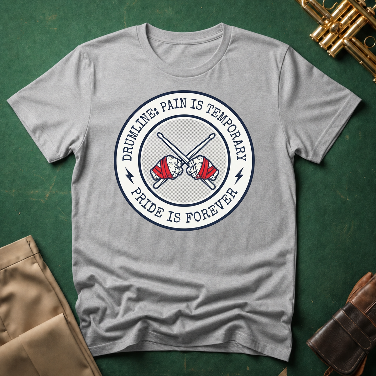 Drumline: Pain is Temporary Pride is Forever T-shirt