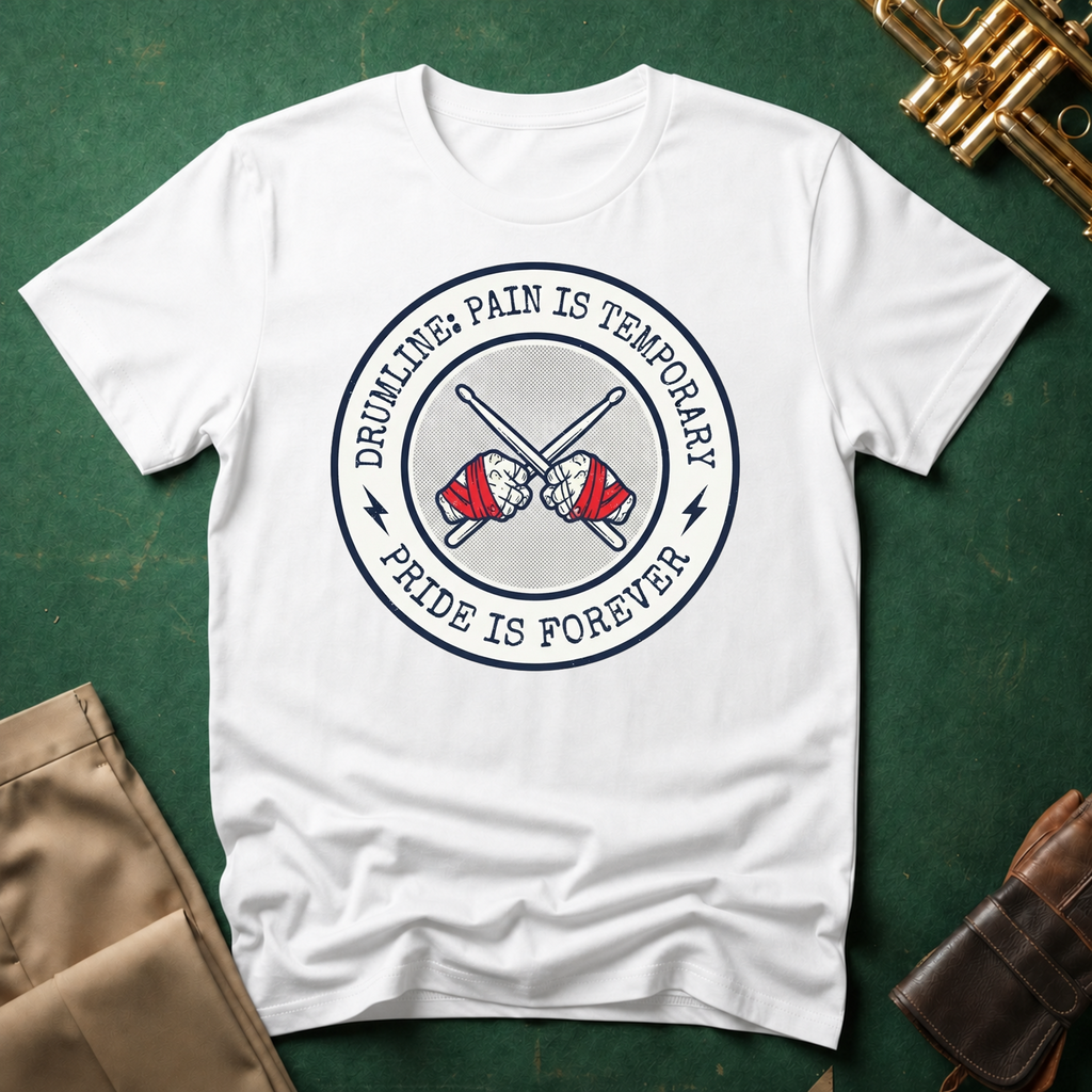 Drumline: Pain is Temporary Pride is Forever T-shirt