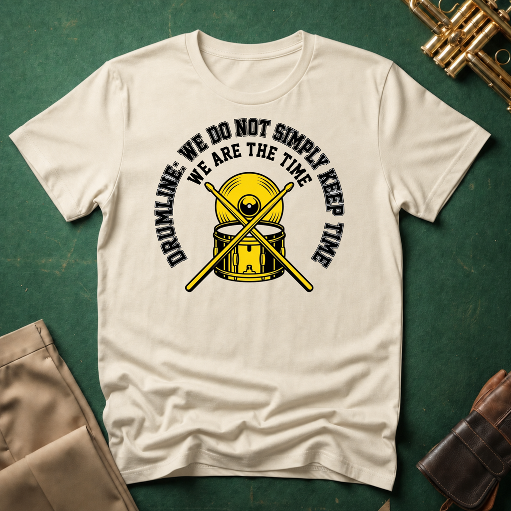 Drumline We do not simply keep time We are the time T-shirt