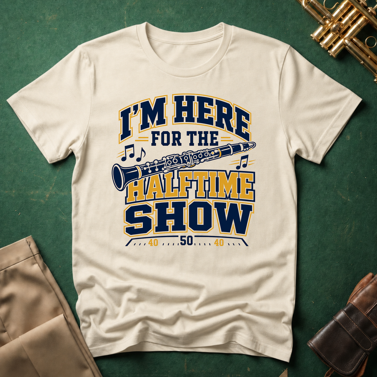 I'm Here For the Halftime Show Clarinet T-shirt