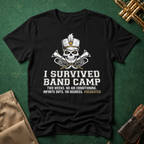 Skeleton I Survived Band Camp T-shirt