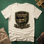 Lead Brass: Elite Unit Black Background T-shirt