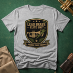 Lead Brass: Elite Unit Black Background T-shirt