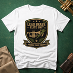 Lead Brass: Elite Unit Black Background T-shirt