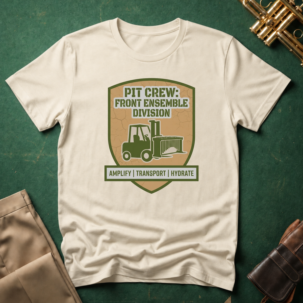 Pit Crew: Front Ensemble Division T-shirt