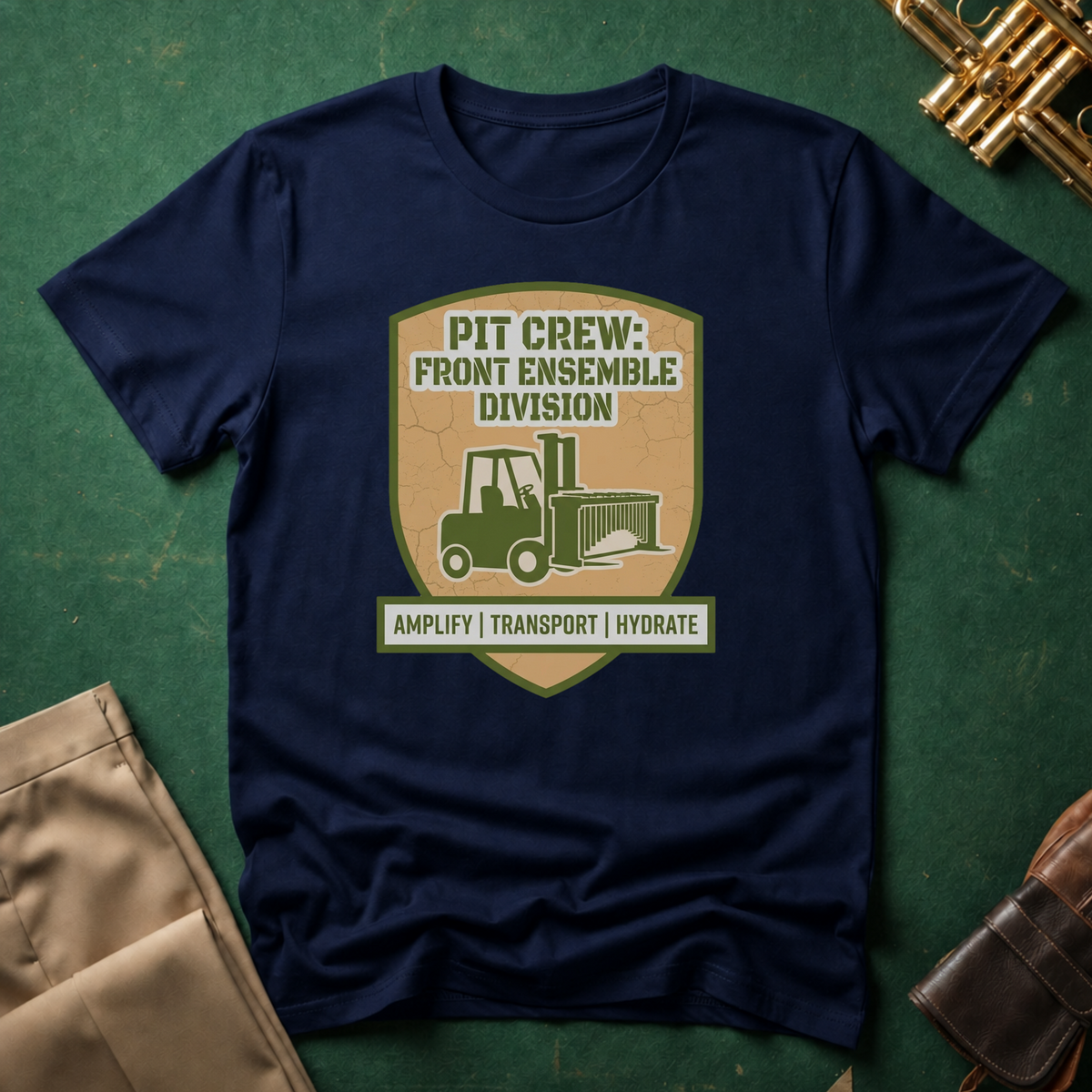 Pit Crew: Front Ensemble Division T-shirt
