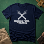 Precision Power Percussion Crossed Drumstick T-shirt