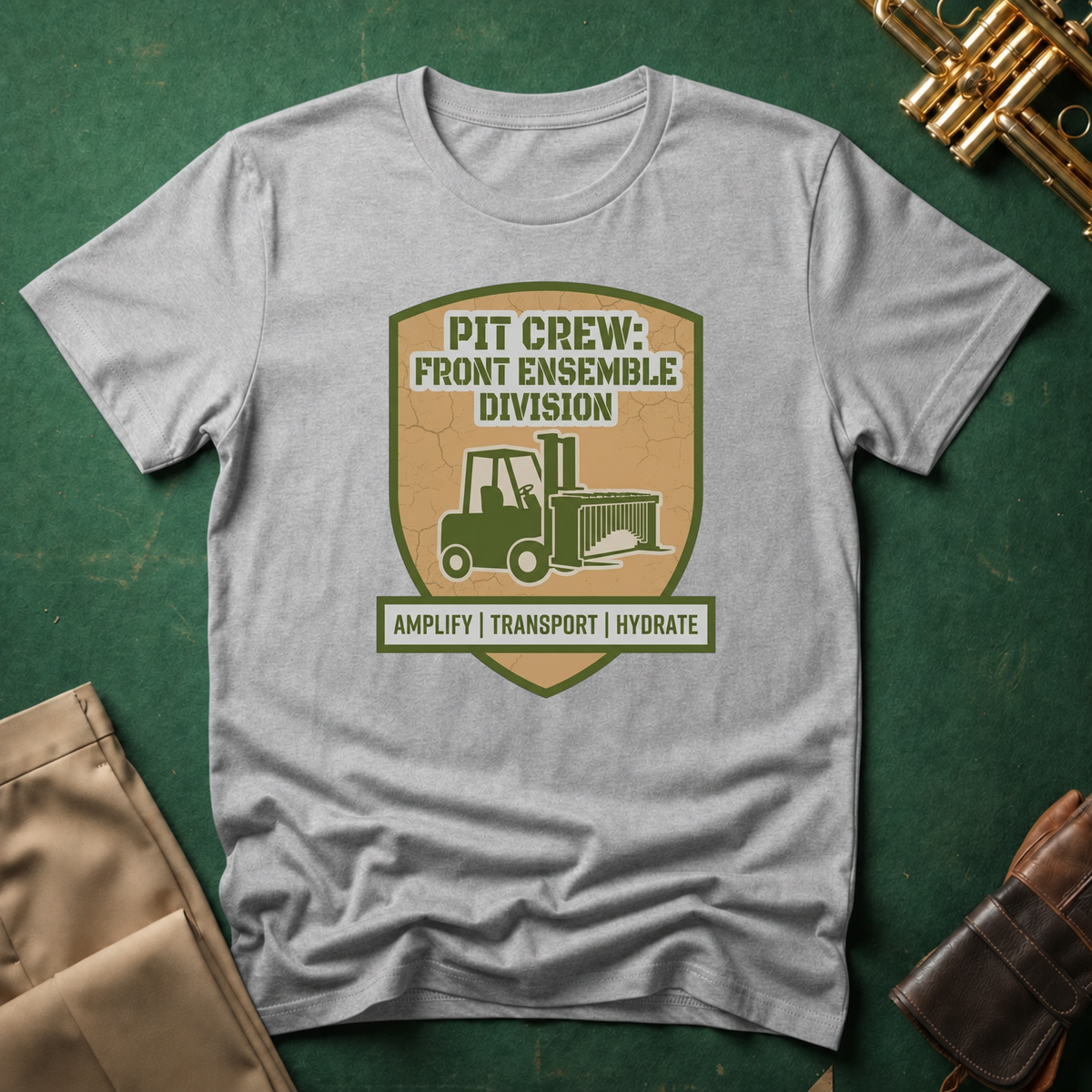 Pit Crew: Front Ensemble Division T-shirt