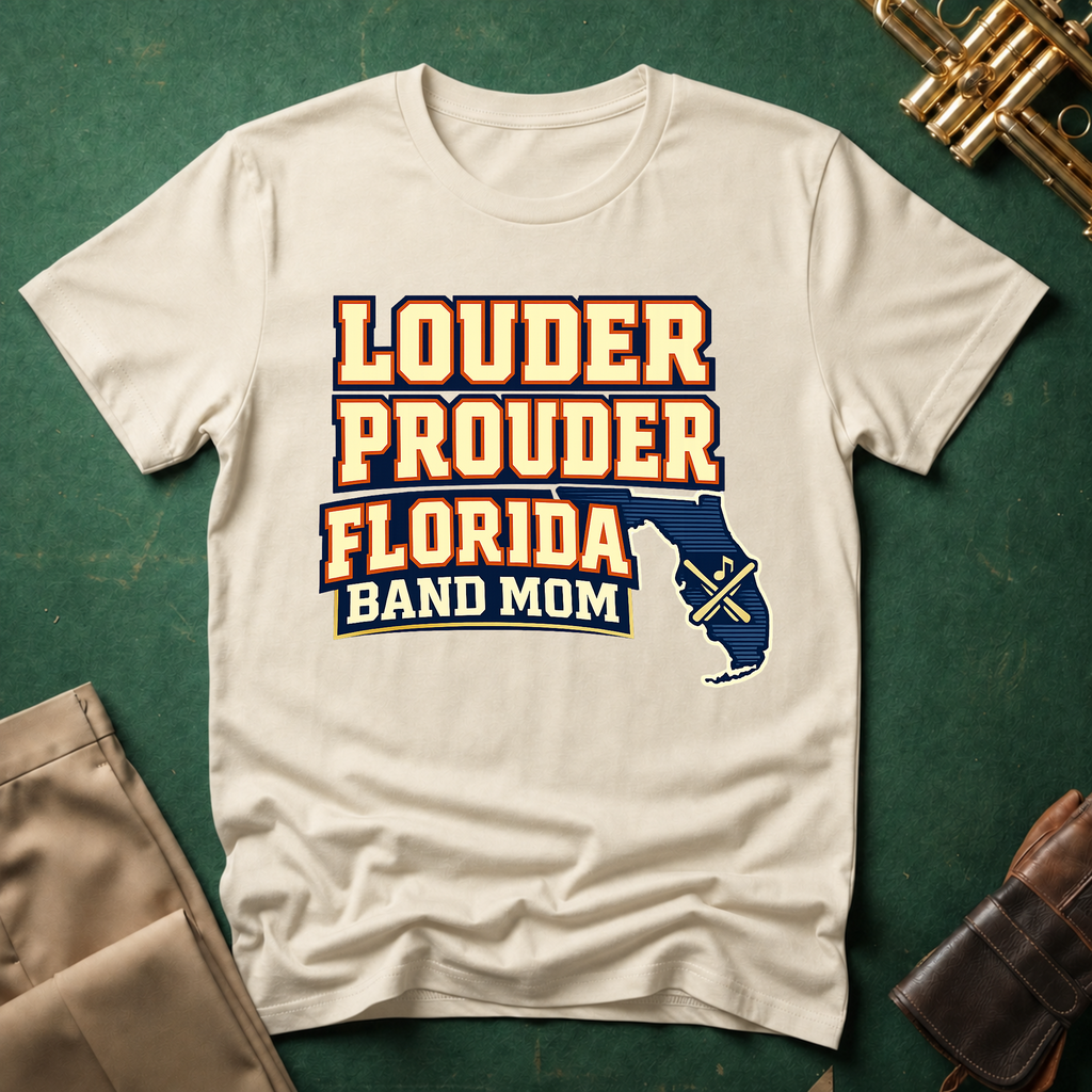 Louder Prouder Florida Band Mom T-shirt
