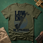 Bass Clarinet Low End No Apologies T-shirt