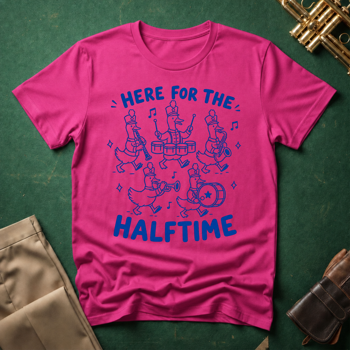 Here For the Halftime Goose Band T-shirt
