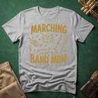 Marching Band Mom Gold Line Drawings T-shirt