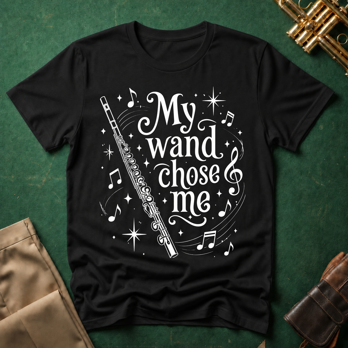 My Wand Chose Me Flute T-shirt