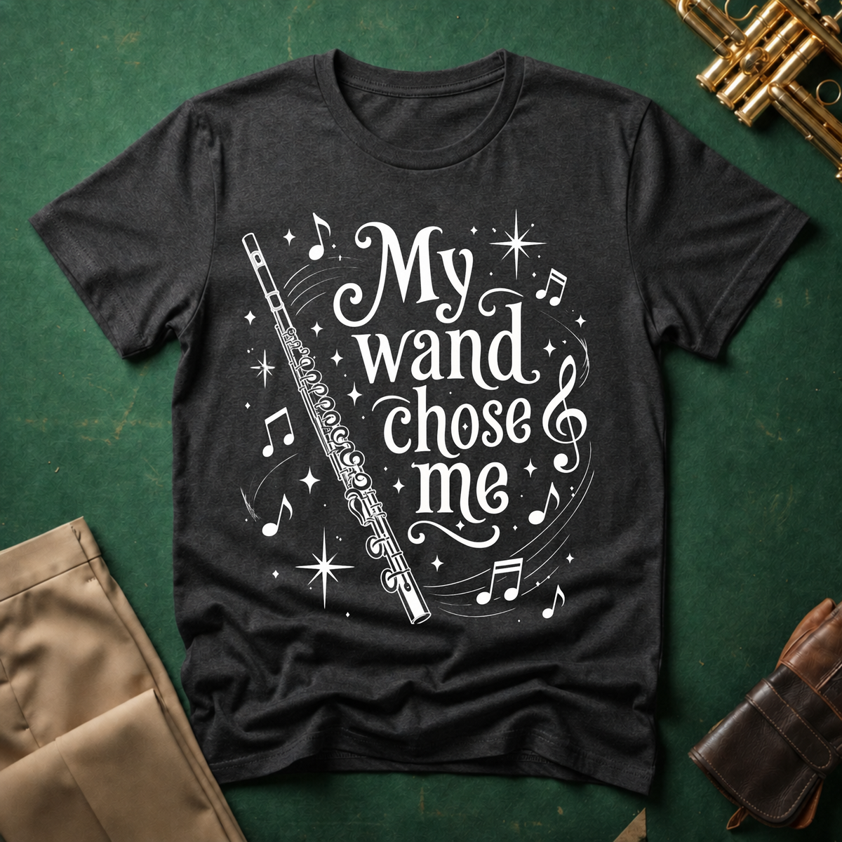 My Wand Chose Me Flute T-shirt