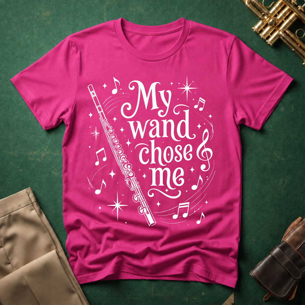 My Wand Chose Me Flute T-shirt