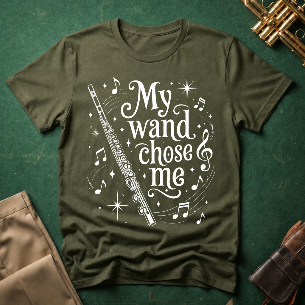 My Wand Chose Me Flute T-shirt
