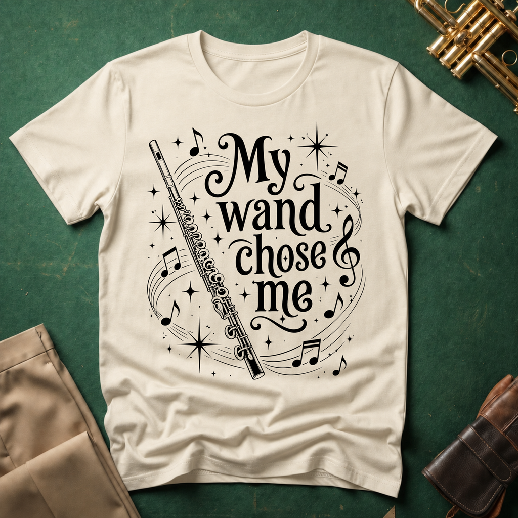 My Wand Chose Me Flute T-shirt