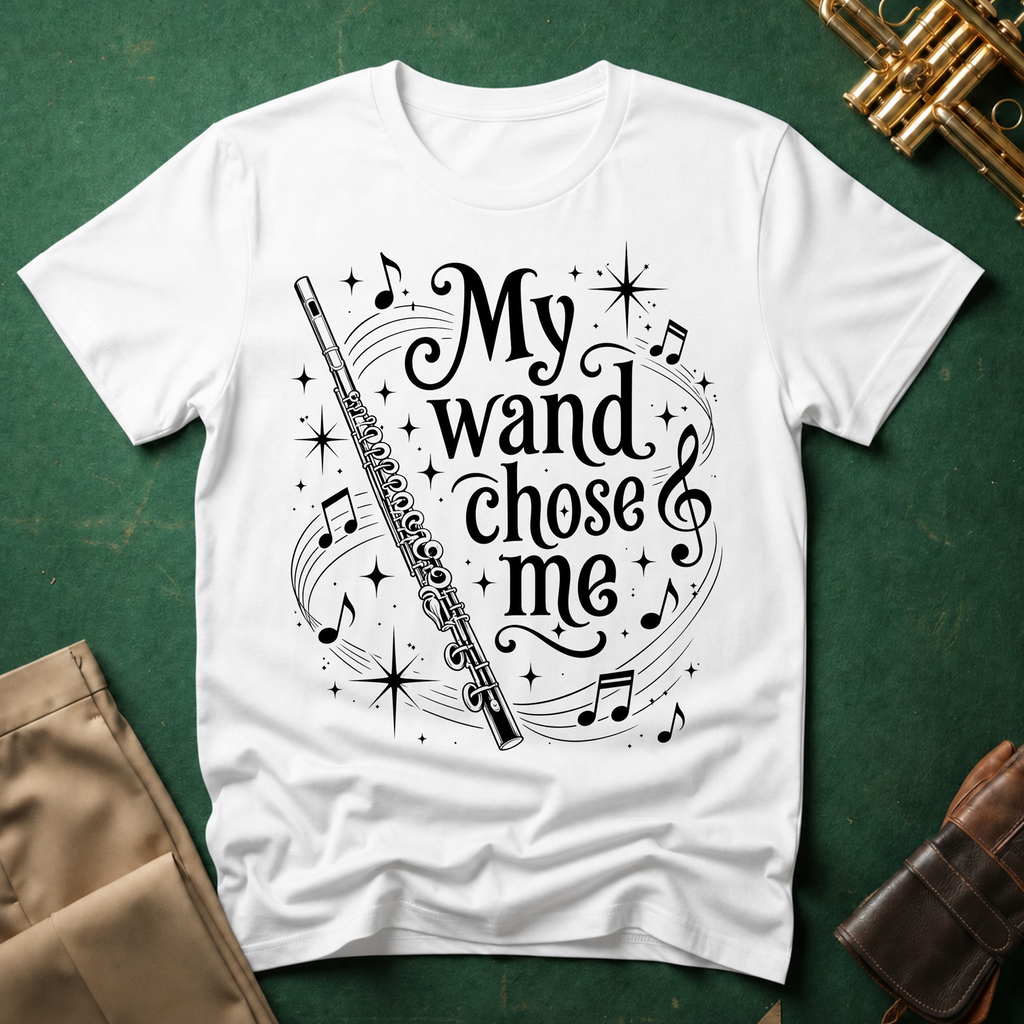 My Wand Chose Me Flute T-shirt