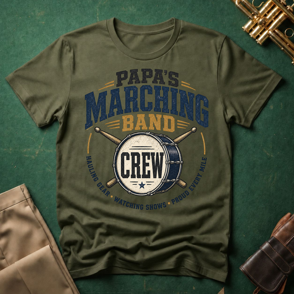 Papa's Marching Band Crew T-shirt